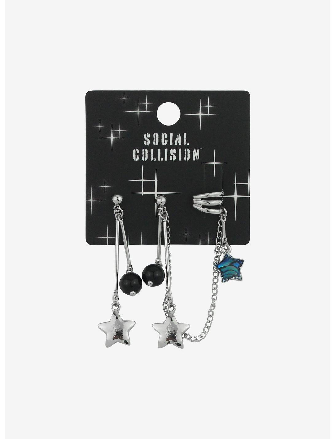 Social Collision® Bubble Star Drop Earrings & Cuff, , hi-res