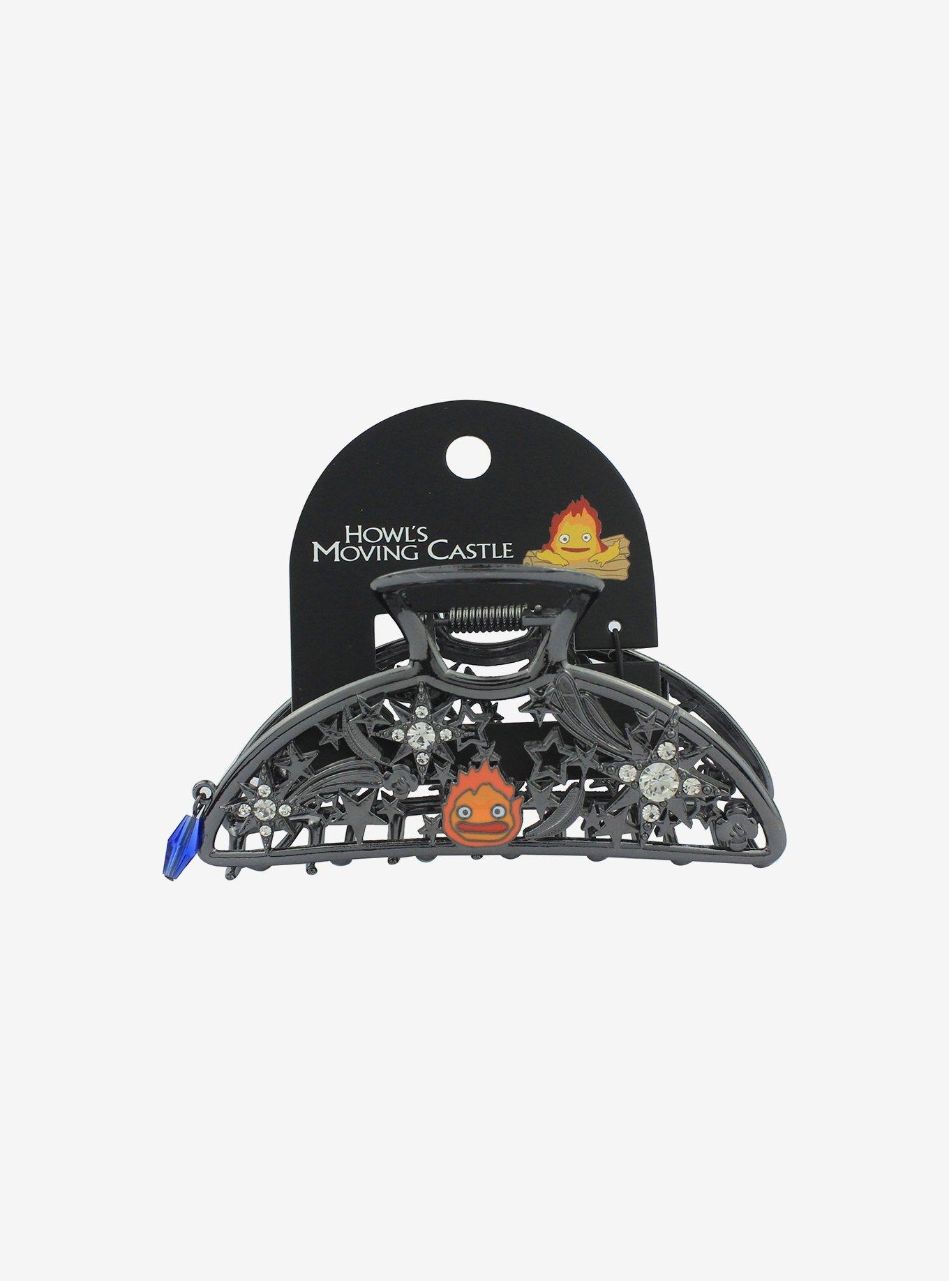 Studio Ghibli Howl\'s Moving Castle Blue Calcifer Claw Hair Clip with Charm New Studio Ghibli Howl main image 3