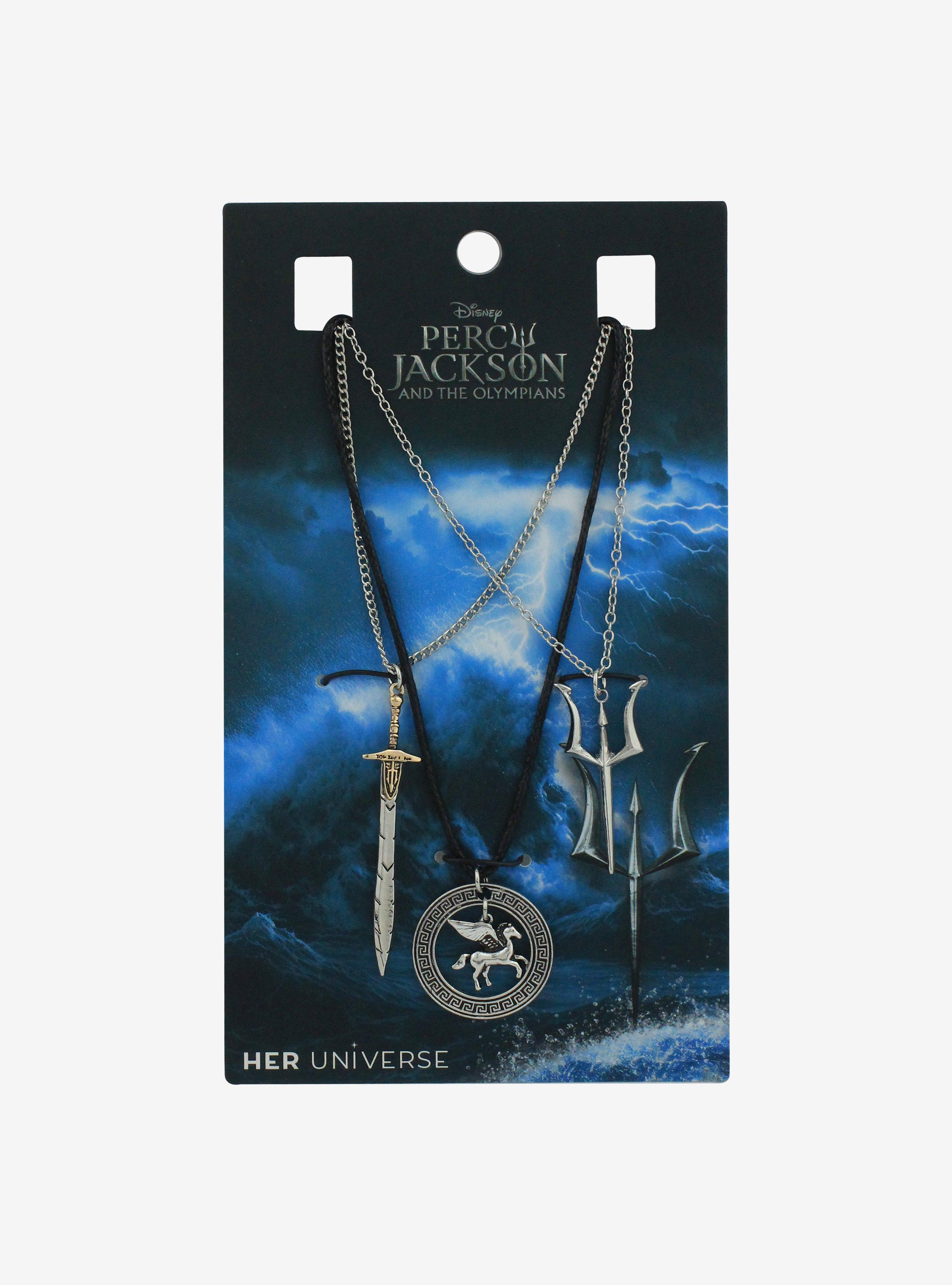 Her Universe Disney Percy Jackson And The Olympians Icons Necklace Set, , hi-res