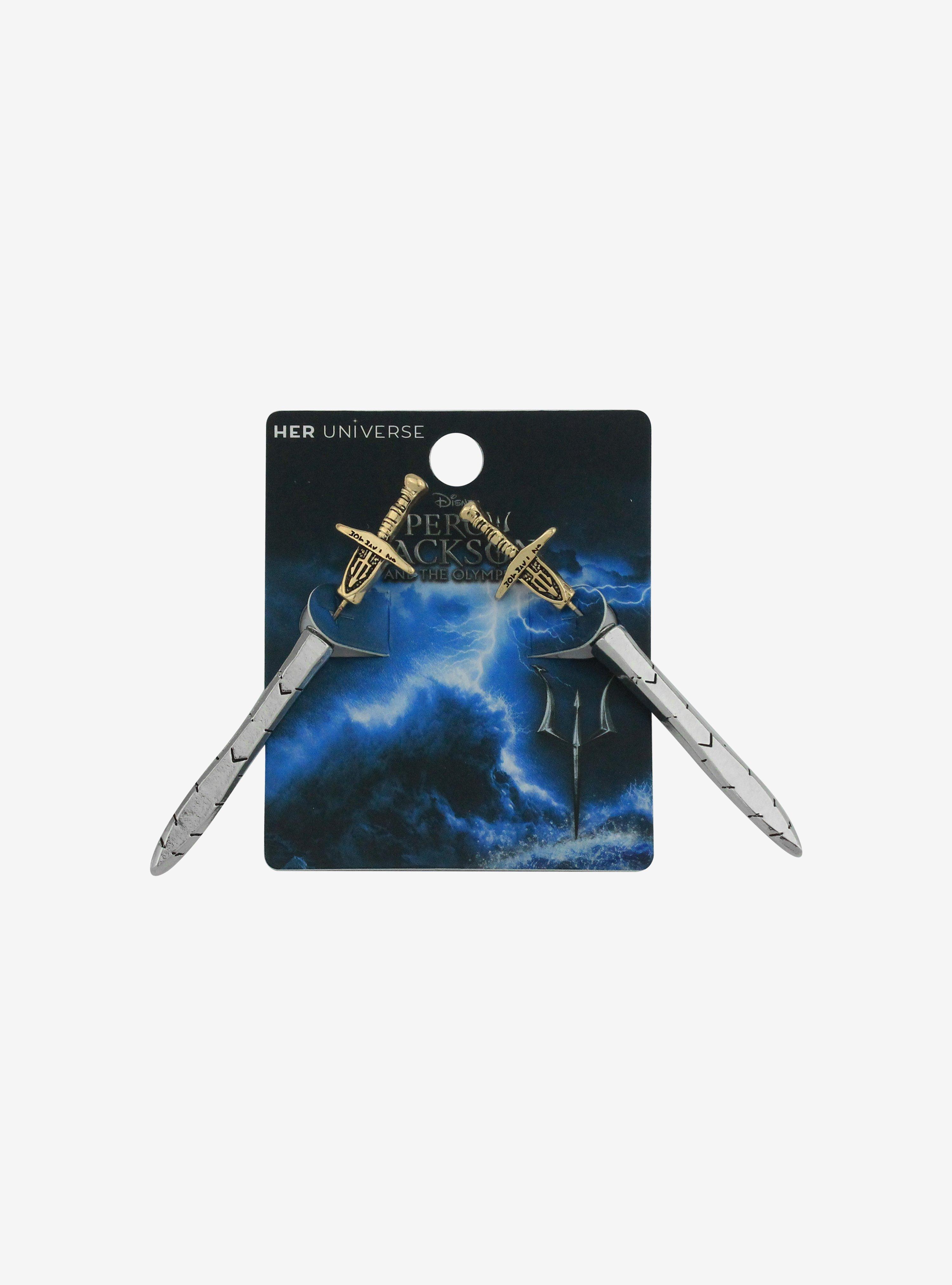 Her Universe Disney Percy Jackson And The Olympians Sword Front/Back Earrings, , hi-res