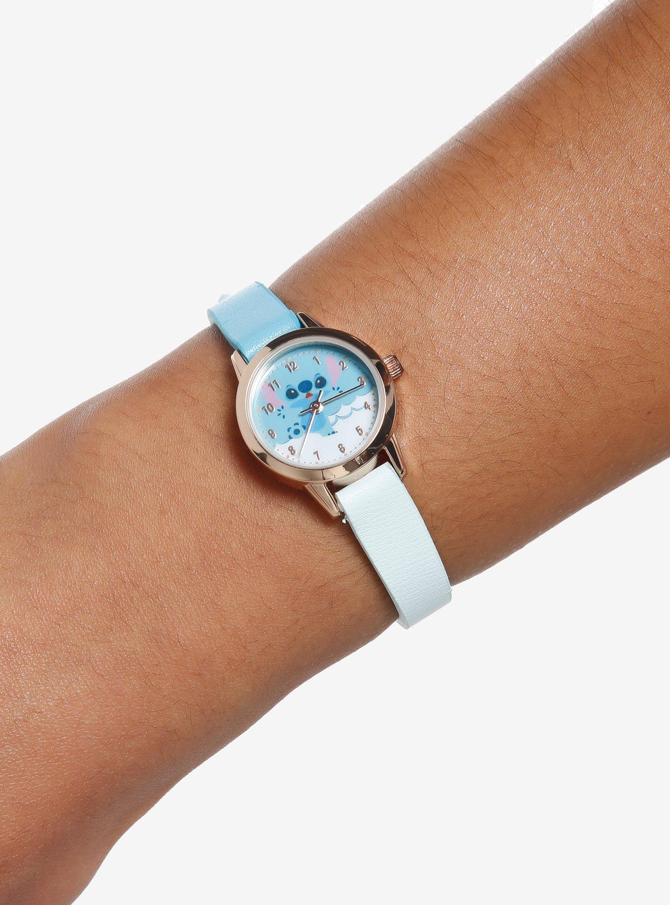 Lilo & Stitch Disney Dual-Tone Watch with Rubber Straps
