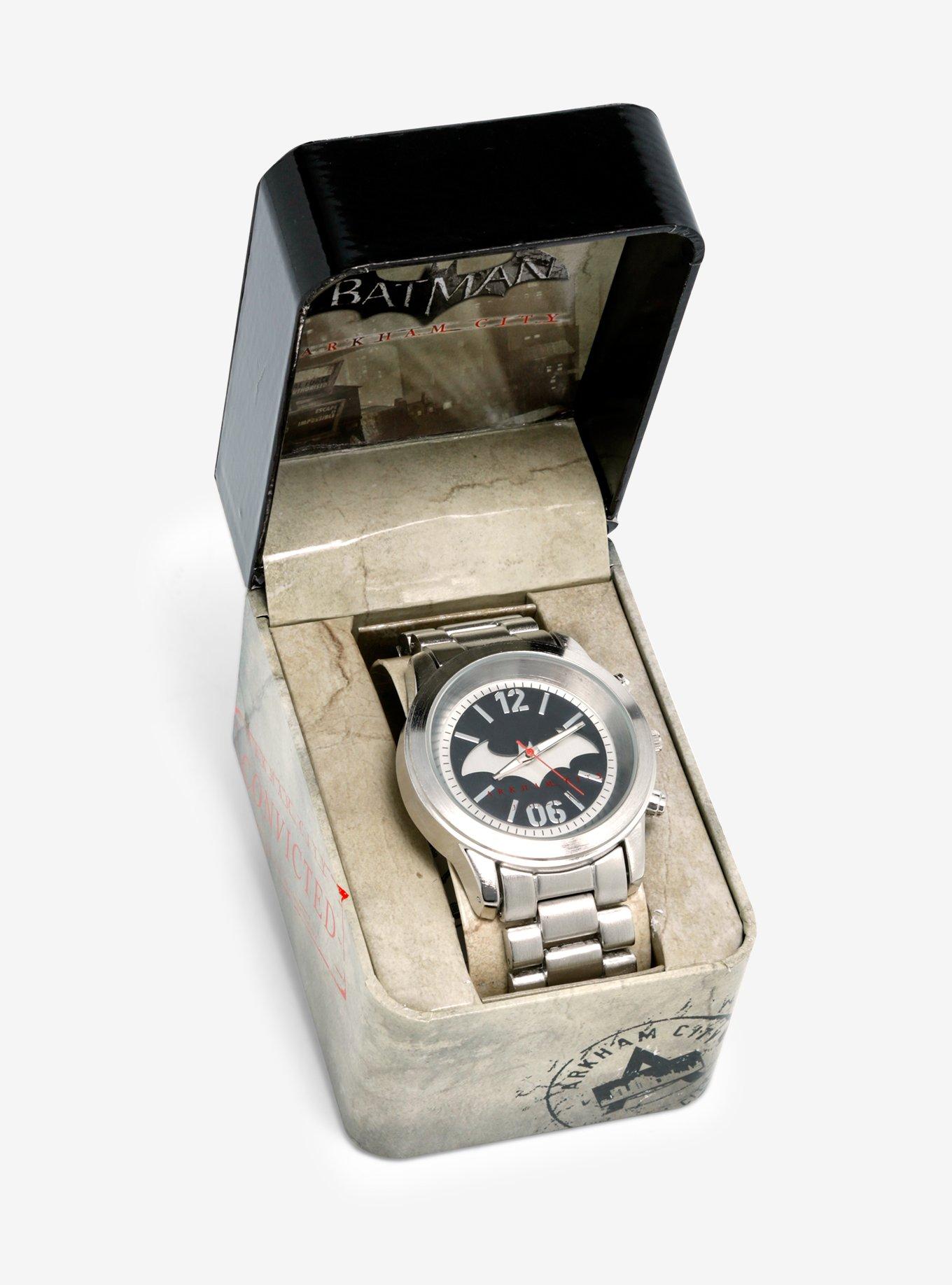DC Comics Batman Arkham City Logo Watch, , hi-res