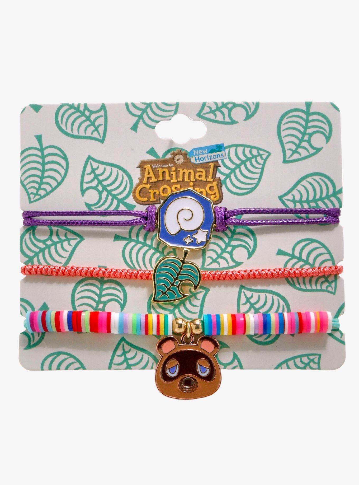 Animal Crossing: New Horizons Icon Cord Bracelet Set, , hi-res