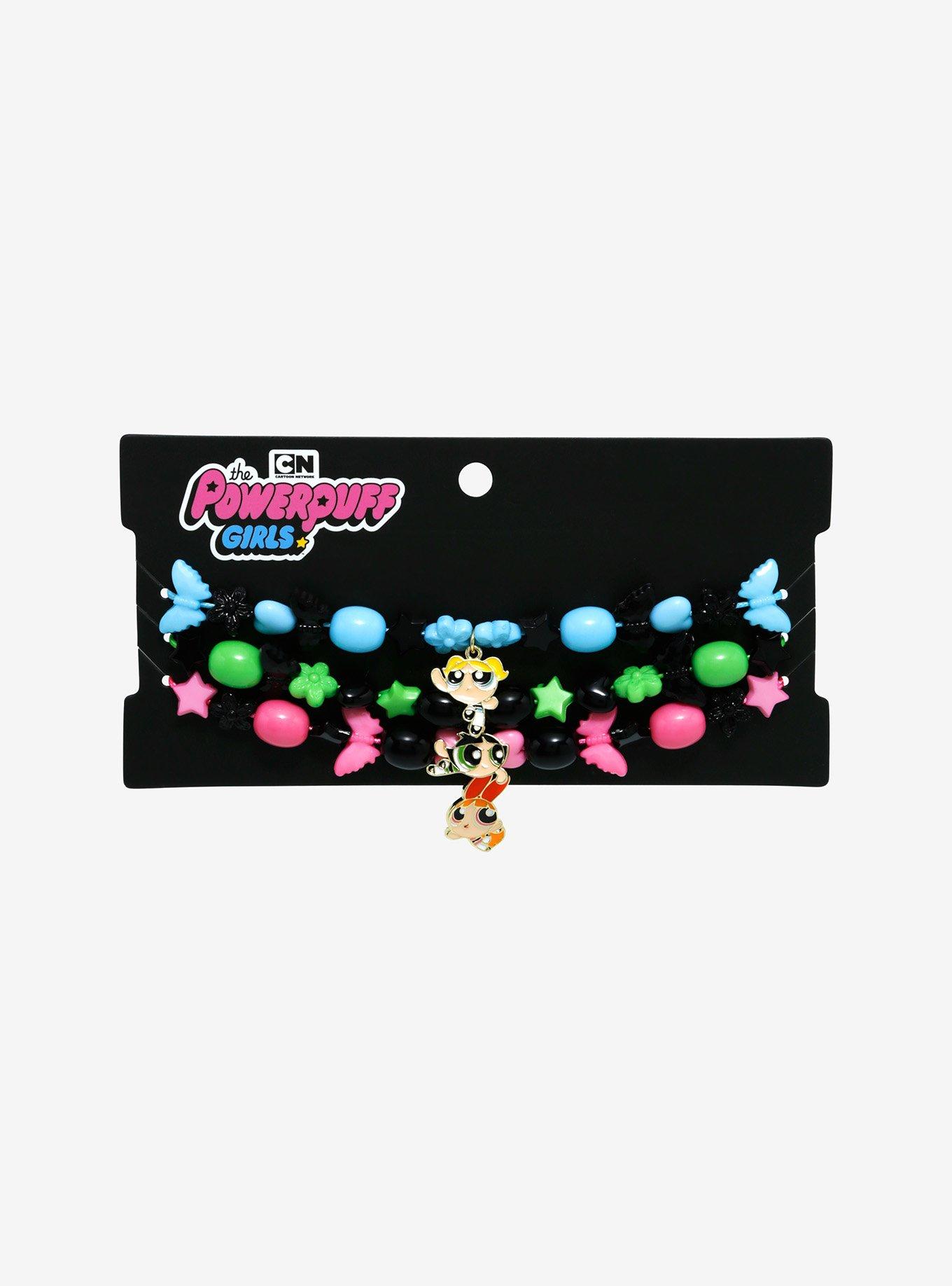 The Powerpuff Girls Trio Best Friend Necklace Set, , hi-res