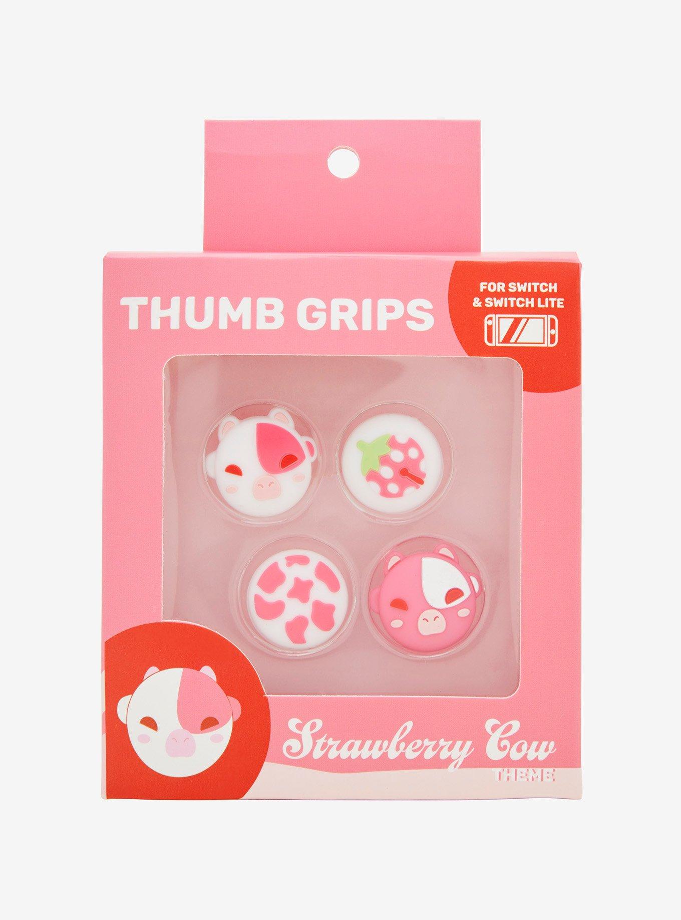 Strawberry Cow Thumb Grips Set - BoxLunch Exclusive, , hi-res