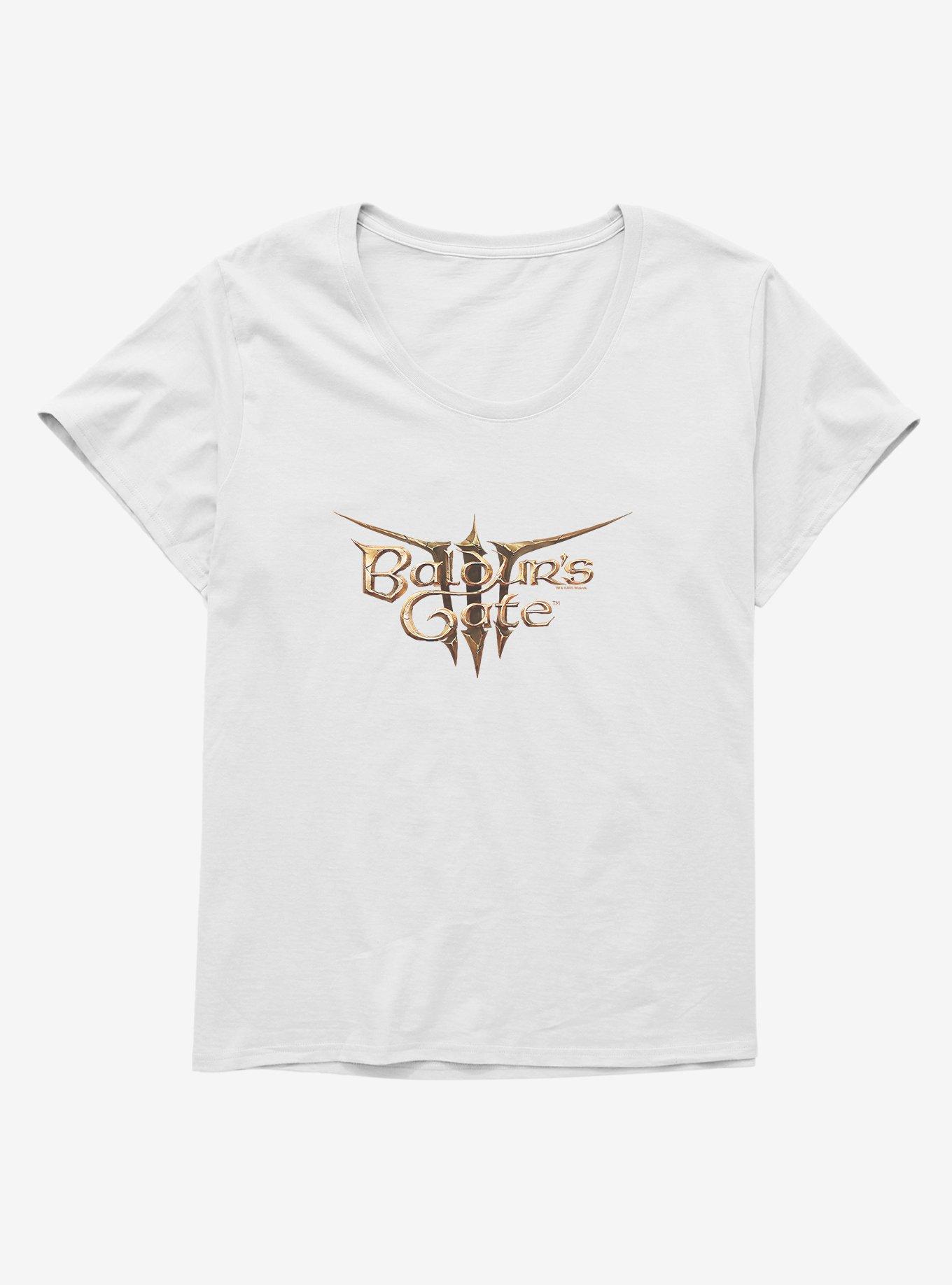 Dungeons & Dragons Baldur's Gate 3 Logo Girls T-Shirt Plus Size, , hi-res