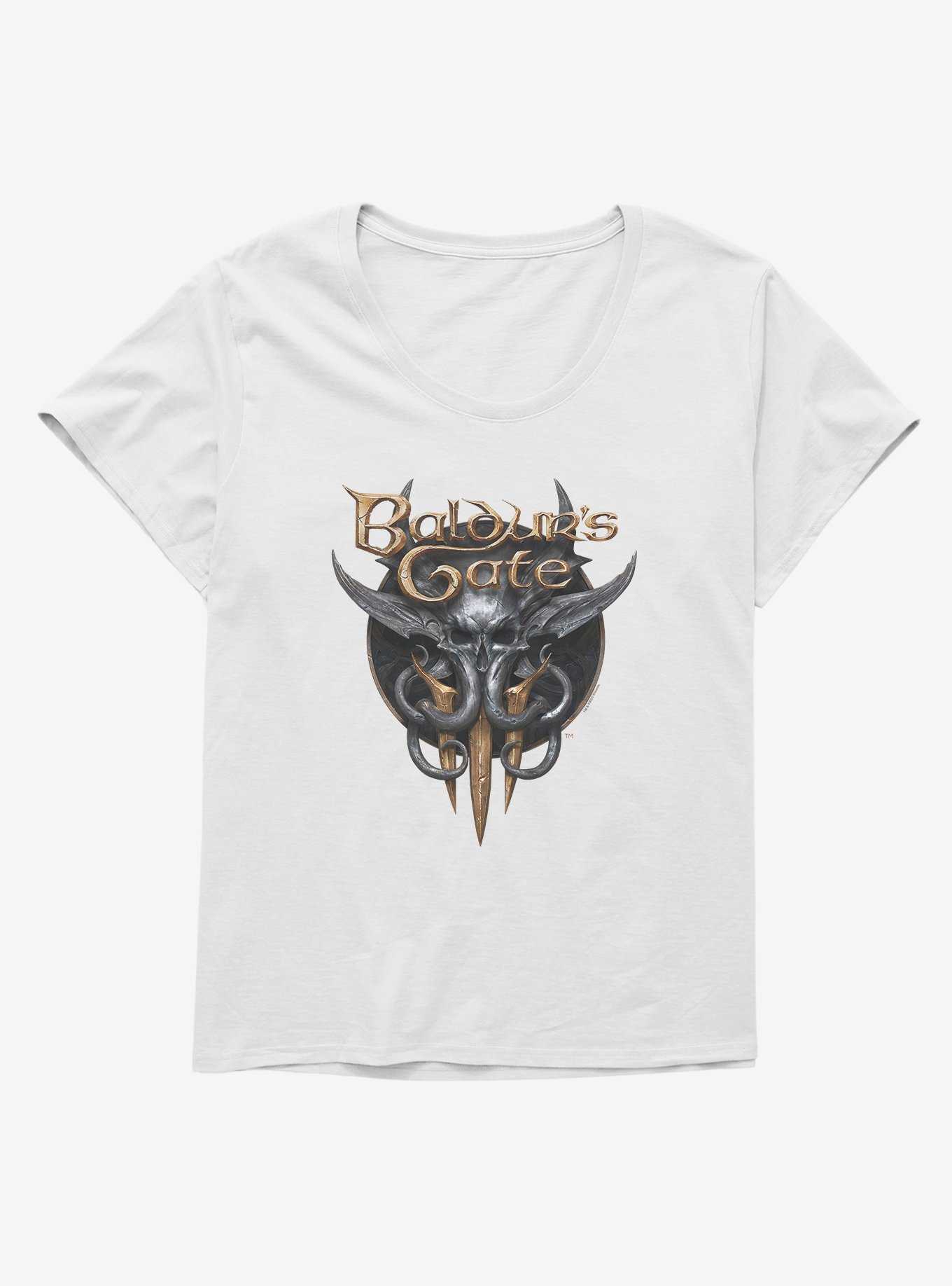 Dungeons & Dragons Baldur's Gate 3 Mind Flayer Logo Girls T-Shirt Plus Size, , hi-res