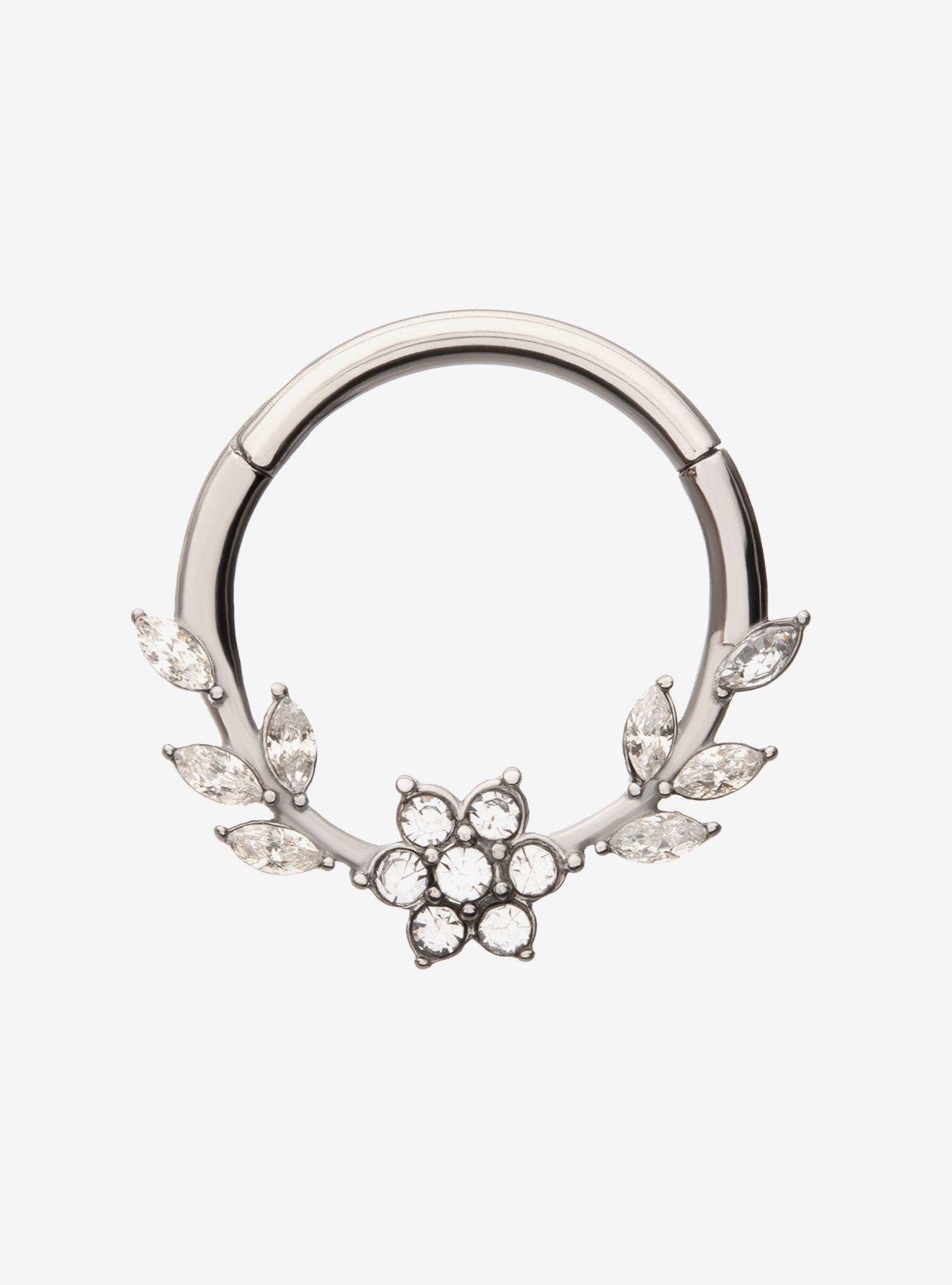 16G Steel Floral Hinged Clicker