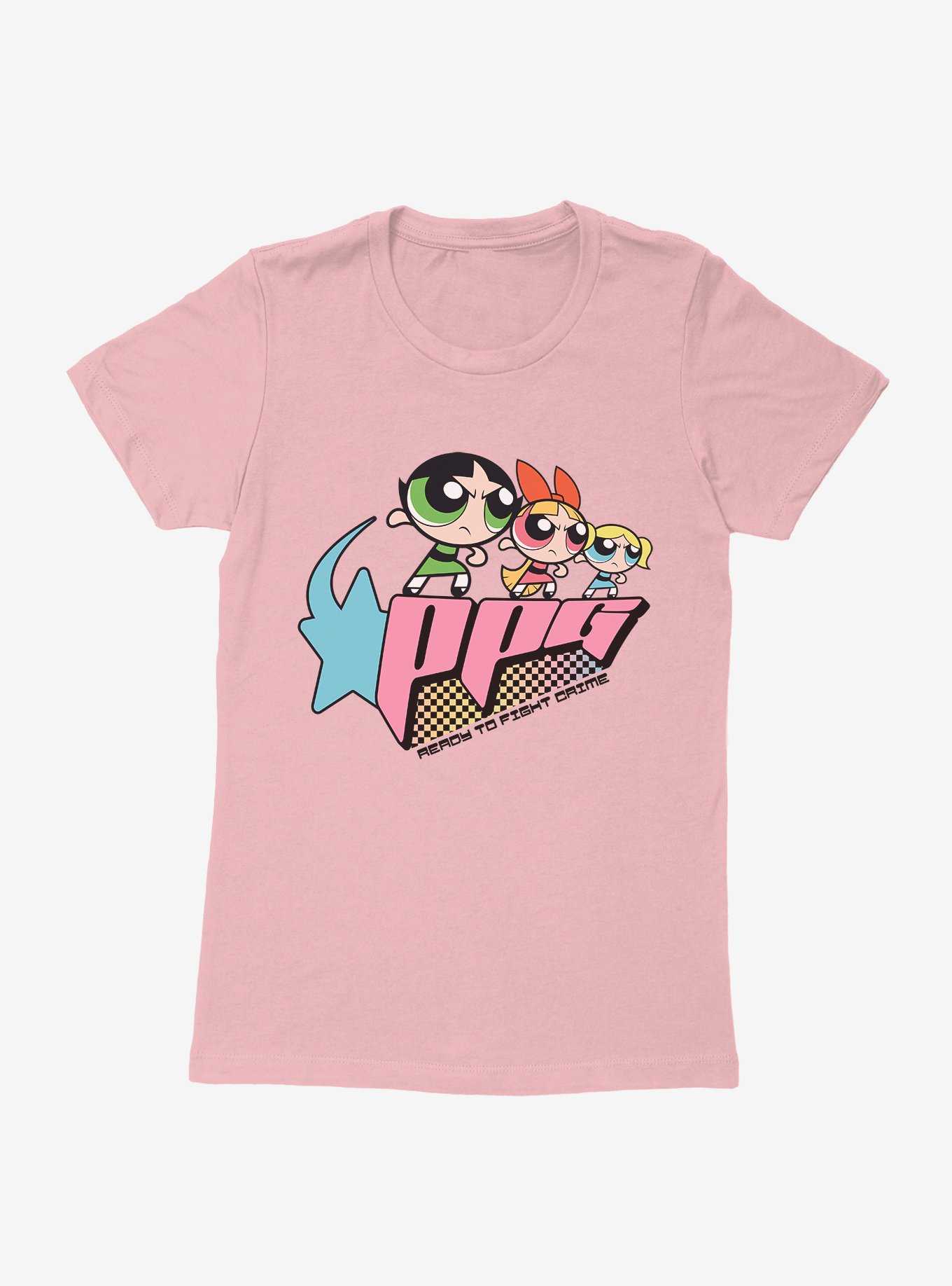 Powerpuff Gilrs Ready To Fight Crime Womens T-Shirt, , hi-res