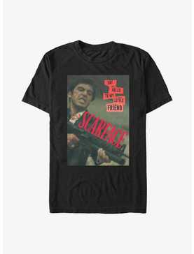 Scarface Say Hello To My Little Friend Poster T-Shirt, , hi-res
