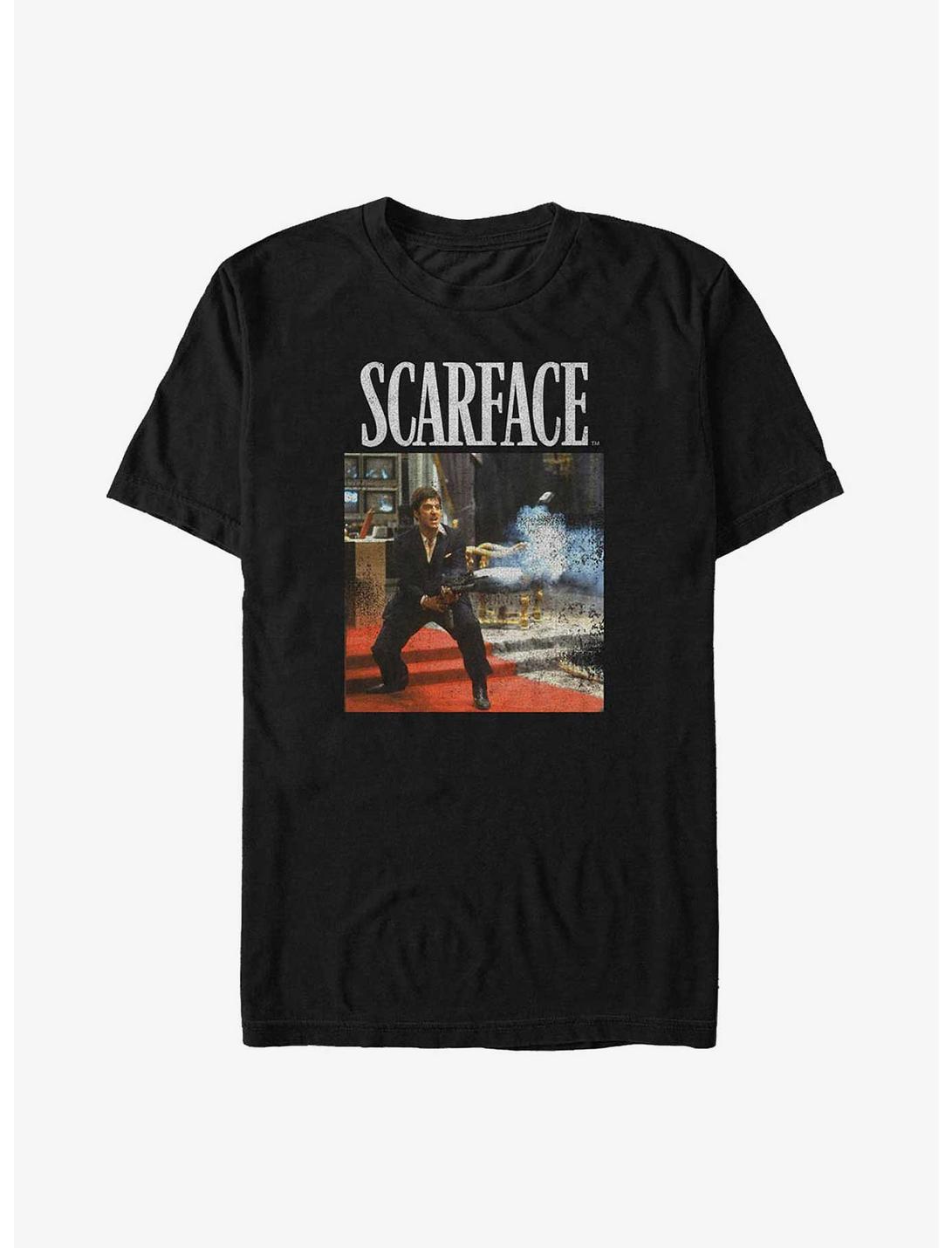 Scarface Say Hello To My Little Friend T-Shirt, BLACK, hi-res