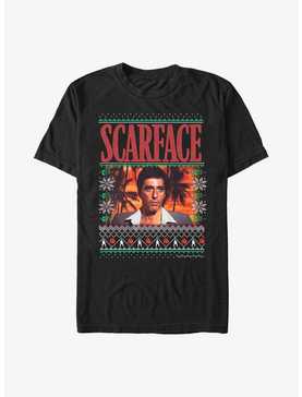 Scarface Tony Montana Ugly Christmas T-Shirt, , hi-res