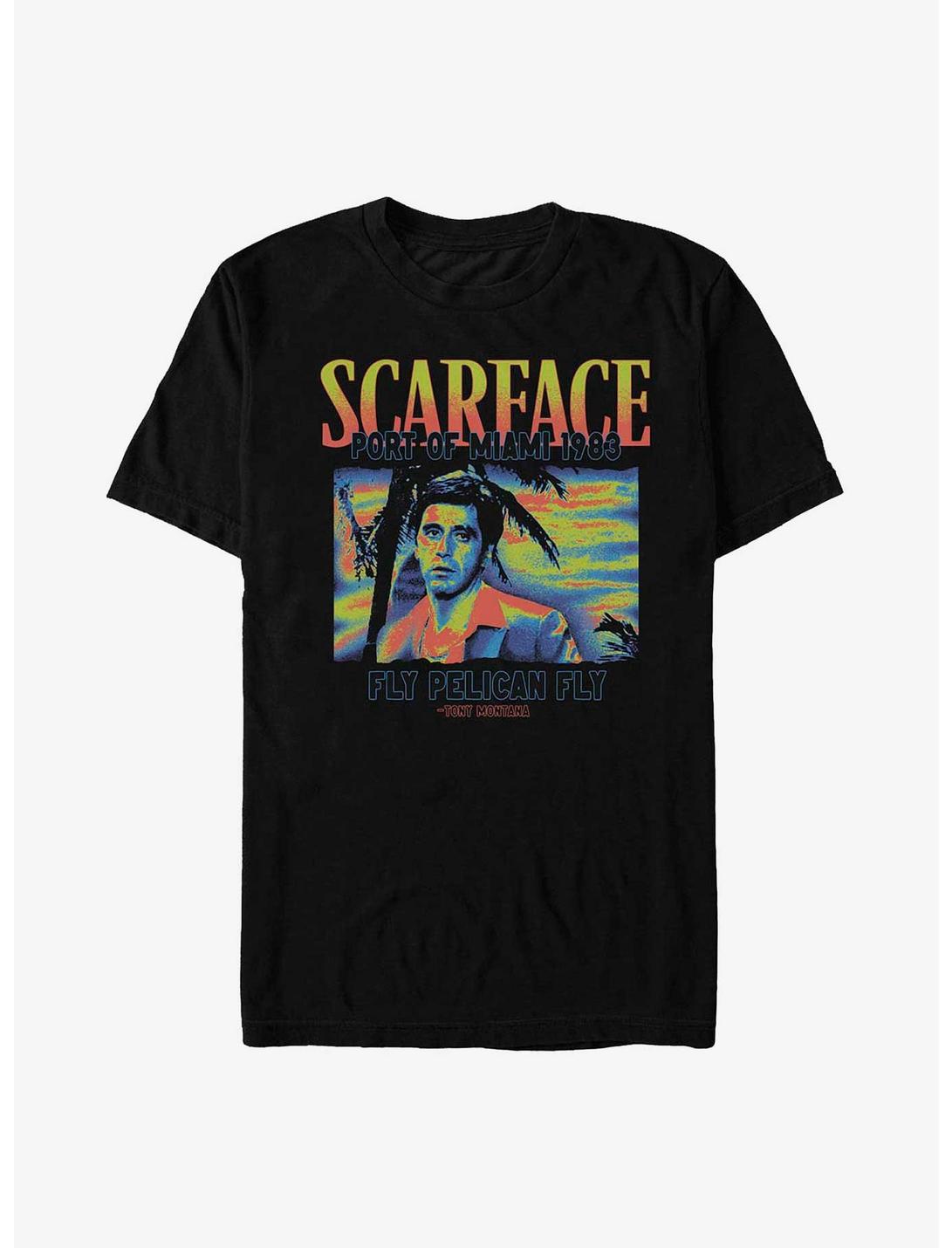Scarface Fly Pelican T-Shirt, BLACK, hi-res