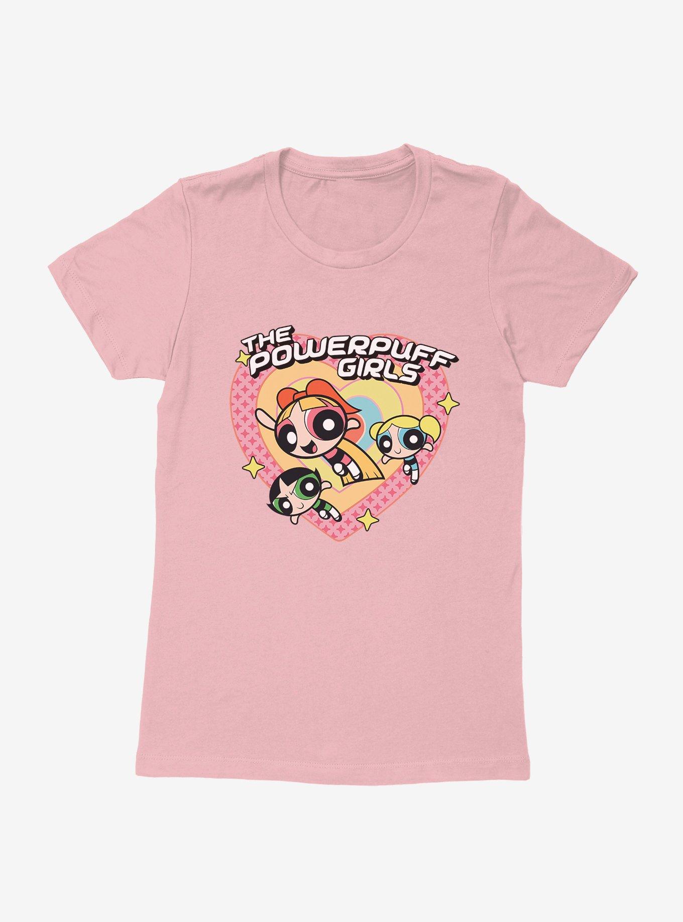 Powerpuff Womens Heart Team Womens T-Shirt, , hi-res