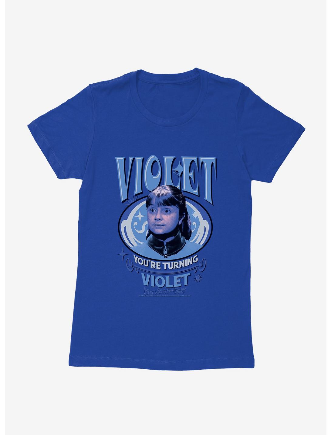 Willy Wonka And The Chocolate Factory Violet You're Turning Violet Womens T-Shirt, , hi-res
