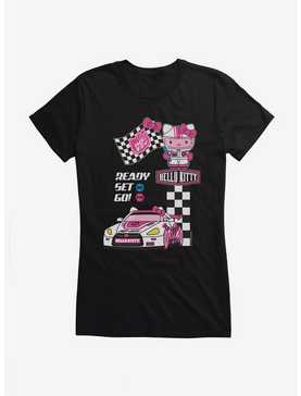 Hello Kitty Ready Set Go Racing Car Girls T-Shirt, , hi-res