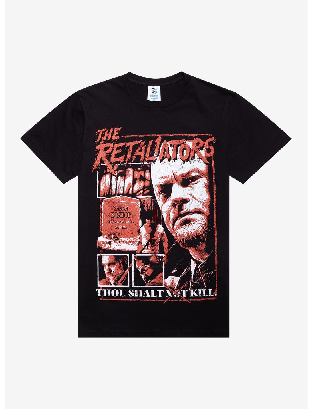 The Retaliators Character Collage T-Shirt, BLACK, hi-res