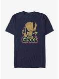 Marvel Guardians of the Galaxy Dancing With Groot T-Shirt, NAVY, hi-res
