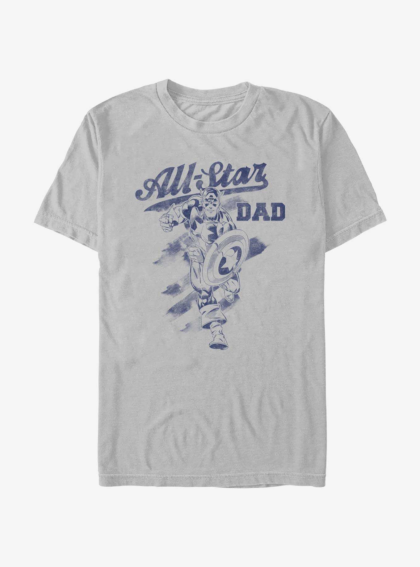 Marvel Captain America All-Star Dad T-Shirt, , hi-res
