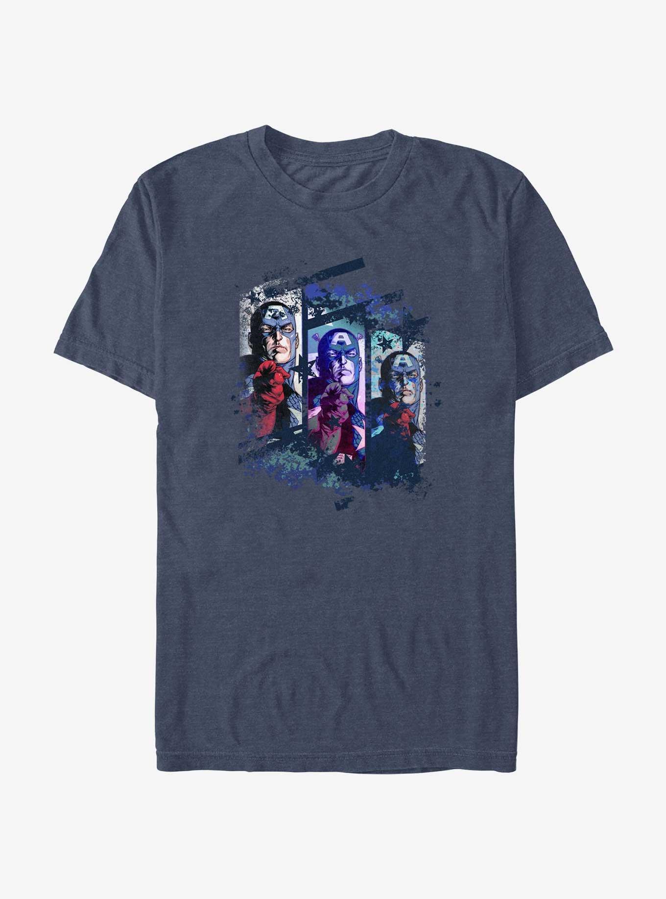 Marvel Captain America Faded Glory T-Shirt, , hi-res