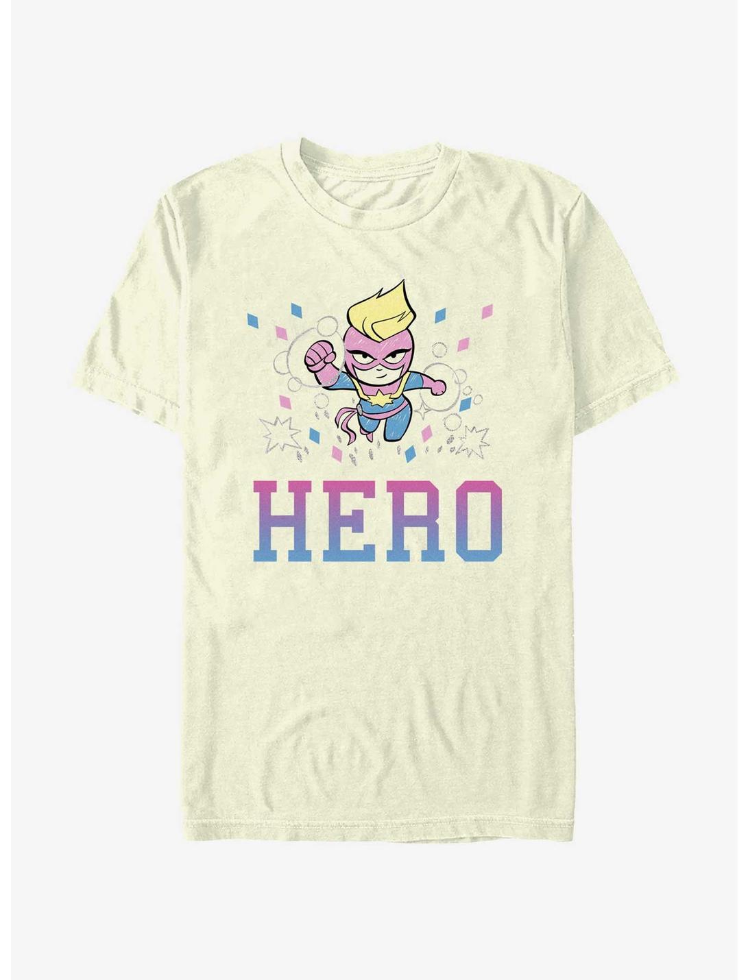 Marvel Captain Marvel Hero T-Shirt, NATURAL, hi-res