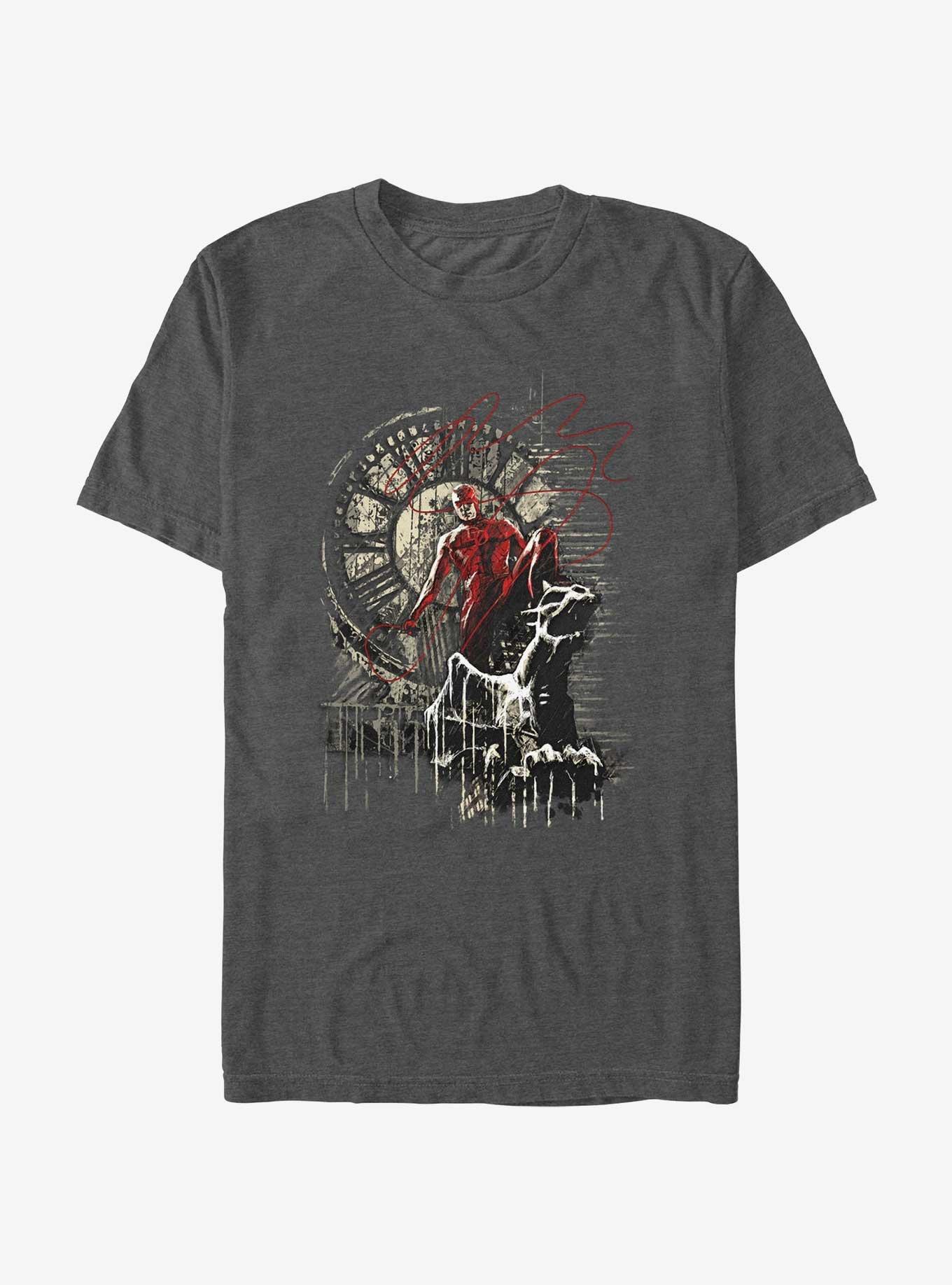 Marvel Daredevil Hands Of Time T-Shirt, CHAR HTR, hi-res