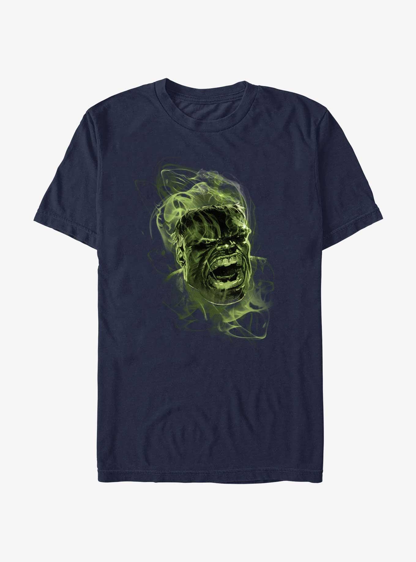 Marvel Hulk Smoke Treatment T-Shirt, NAVY, hi-res