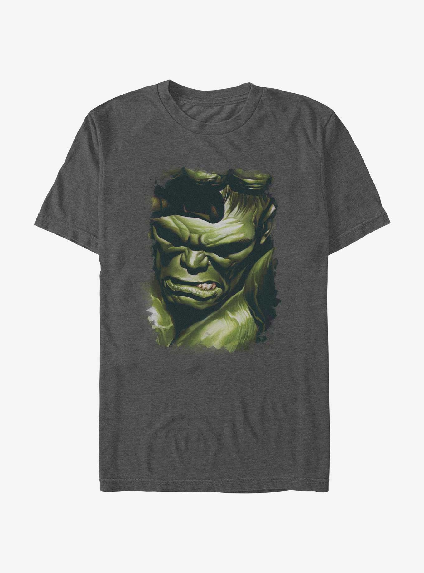 Marvel Hulk Hulky Grimace T-Shirt, CHAR HTR, hi-res