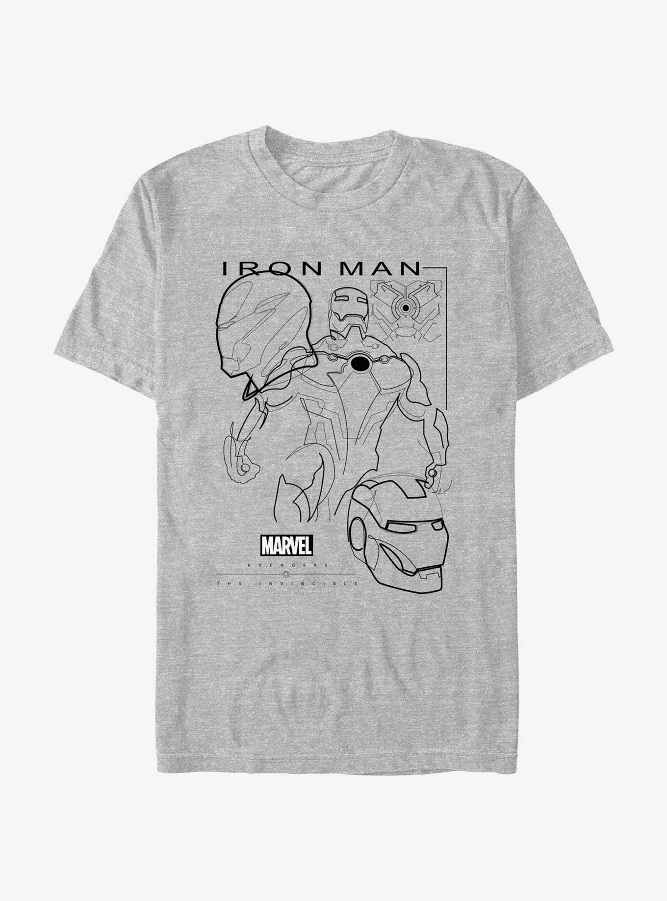 Marvel Iron Man Linear Iron Man T-Shirt, , hi-res