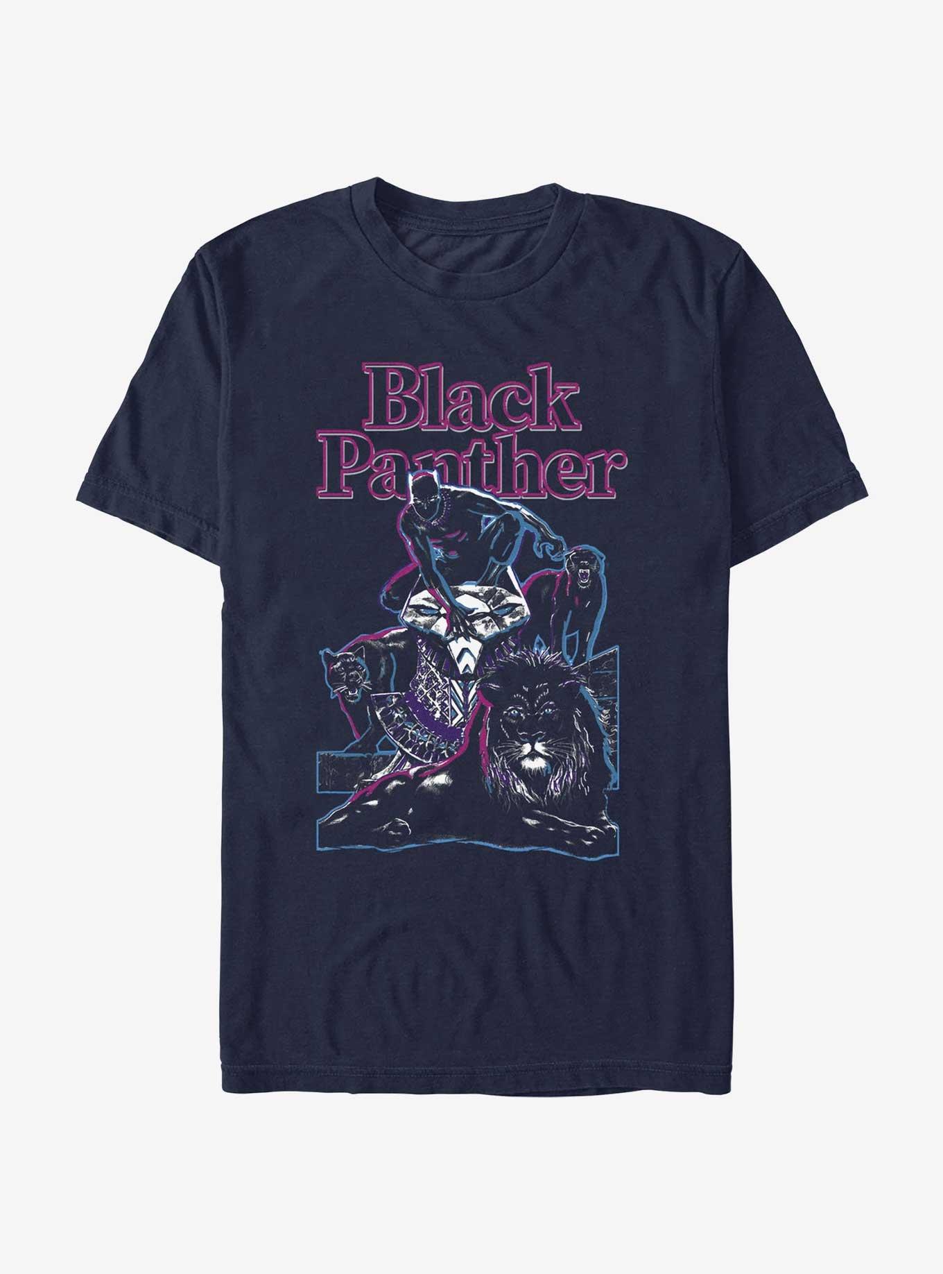 Marvel Black Panther Vintage Big Cats T-Shirt