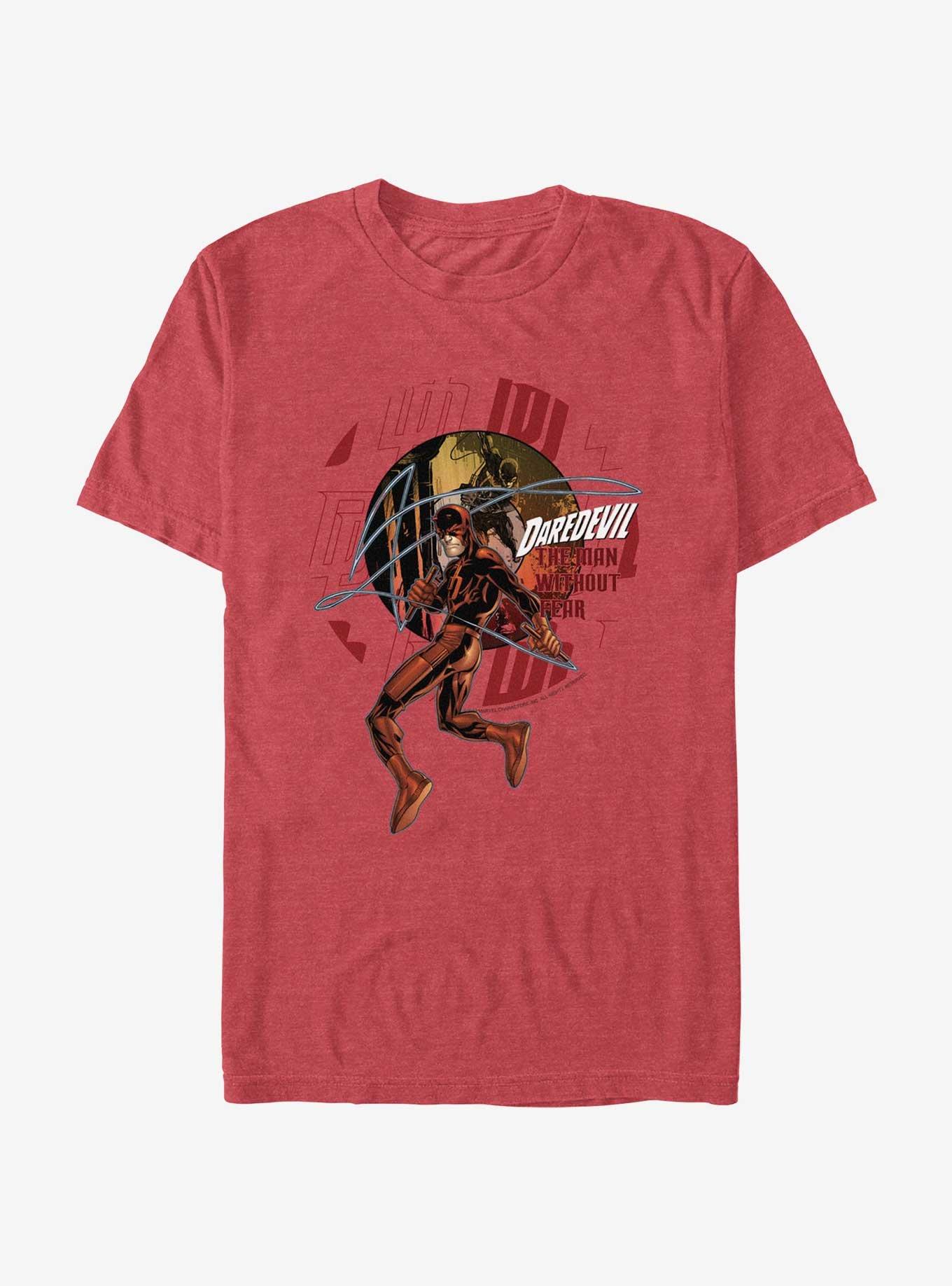 Marvel Daredevil Devil's Spotlight T-Shirt, RED HTR, hi-res