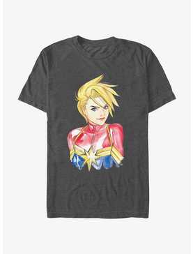 Marvel Captain Marvel Watercolor Sketch T-Shirt, , hi-res