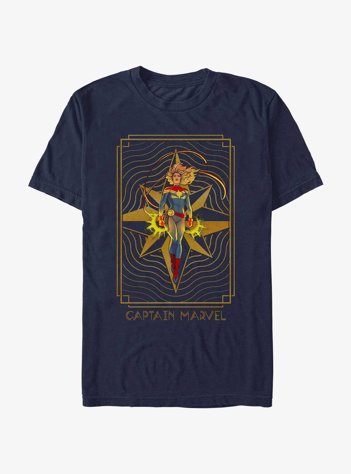 Marvel Captain Marvel Flight Deco T-Shirt