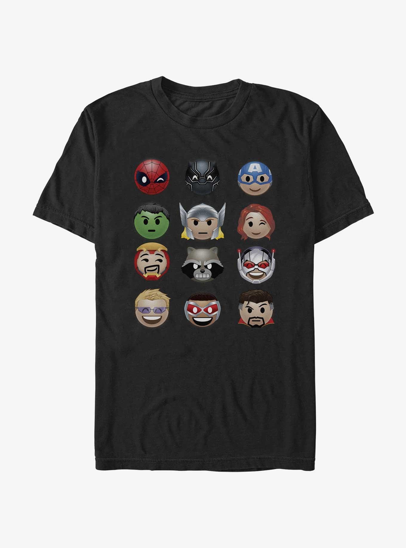 Marvel Avengers Chibi Characters T-Shirt, BLACK, hi-res