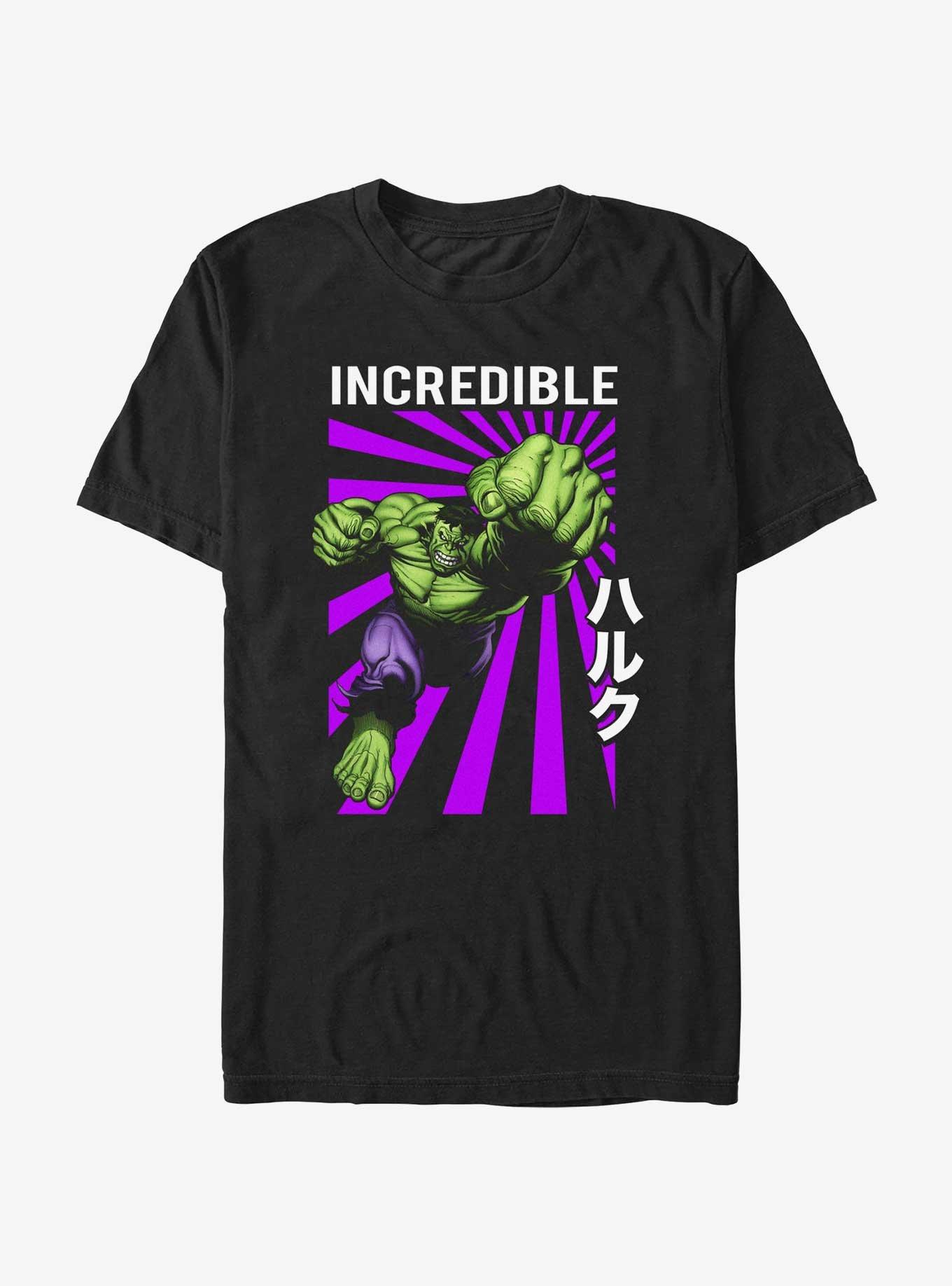 Marvel Hulk Incredible Hulk Burst T-Shirt, BLACK, hi-res