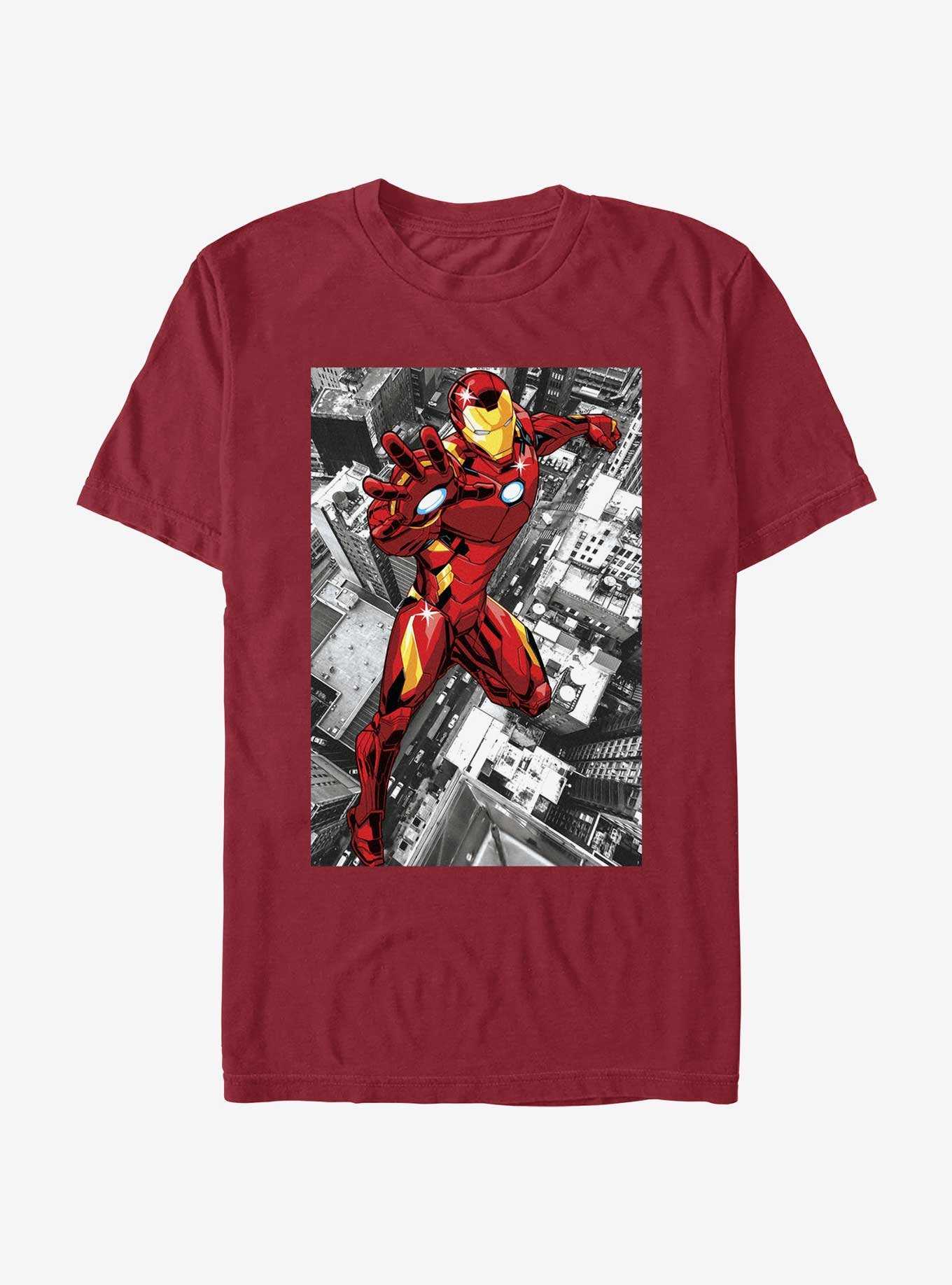 Marvel Iron Man Floating Above T-Shirt, , hi-res