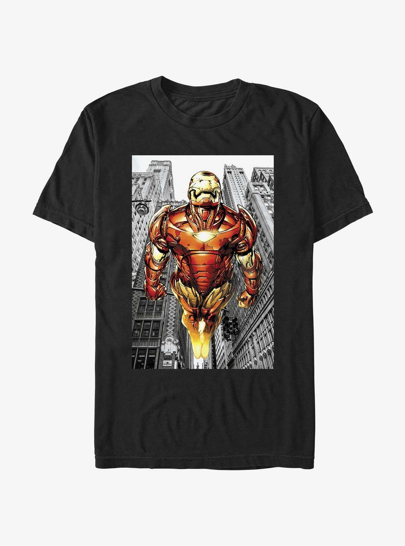 Marvel Iron Man Flying Through T-Shirt, , hi-res