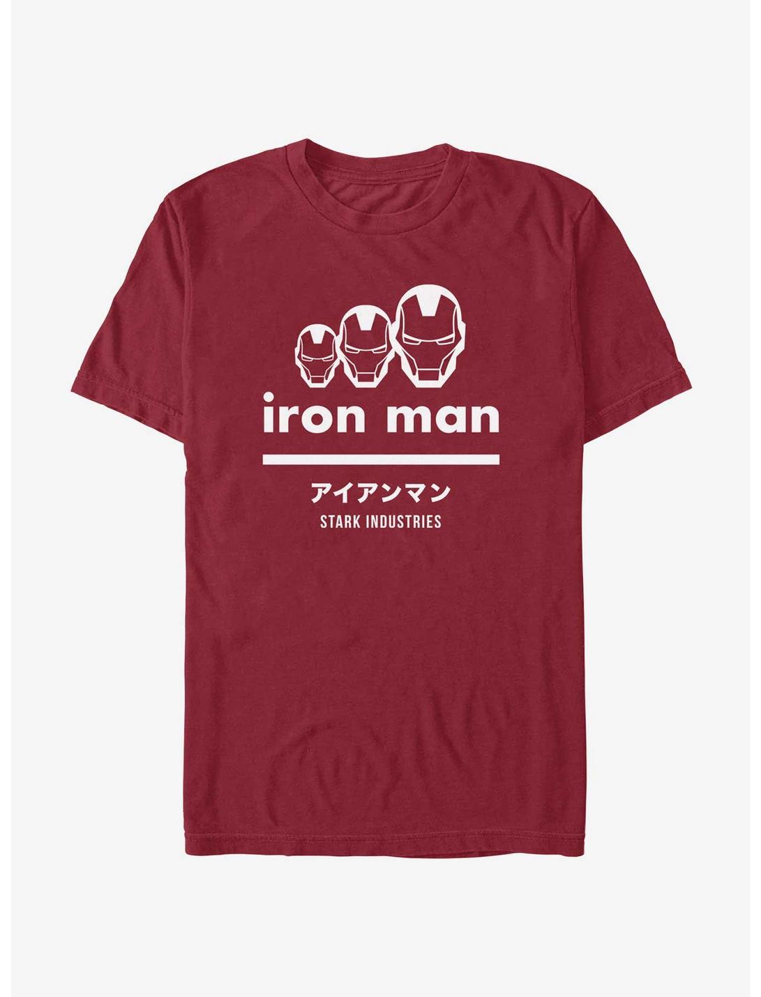 Marvel Iron Man Stark Industries T-Shirt, CARDINAL, hi-res
