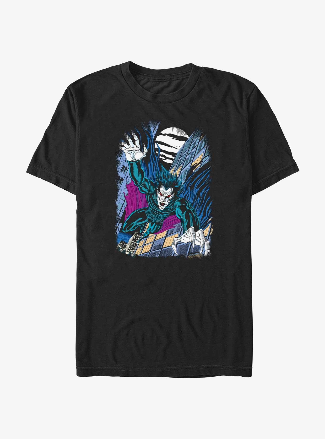 Marvel Morbius Leaping Morbius T-Shirt, BLACK, hi-res