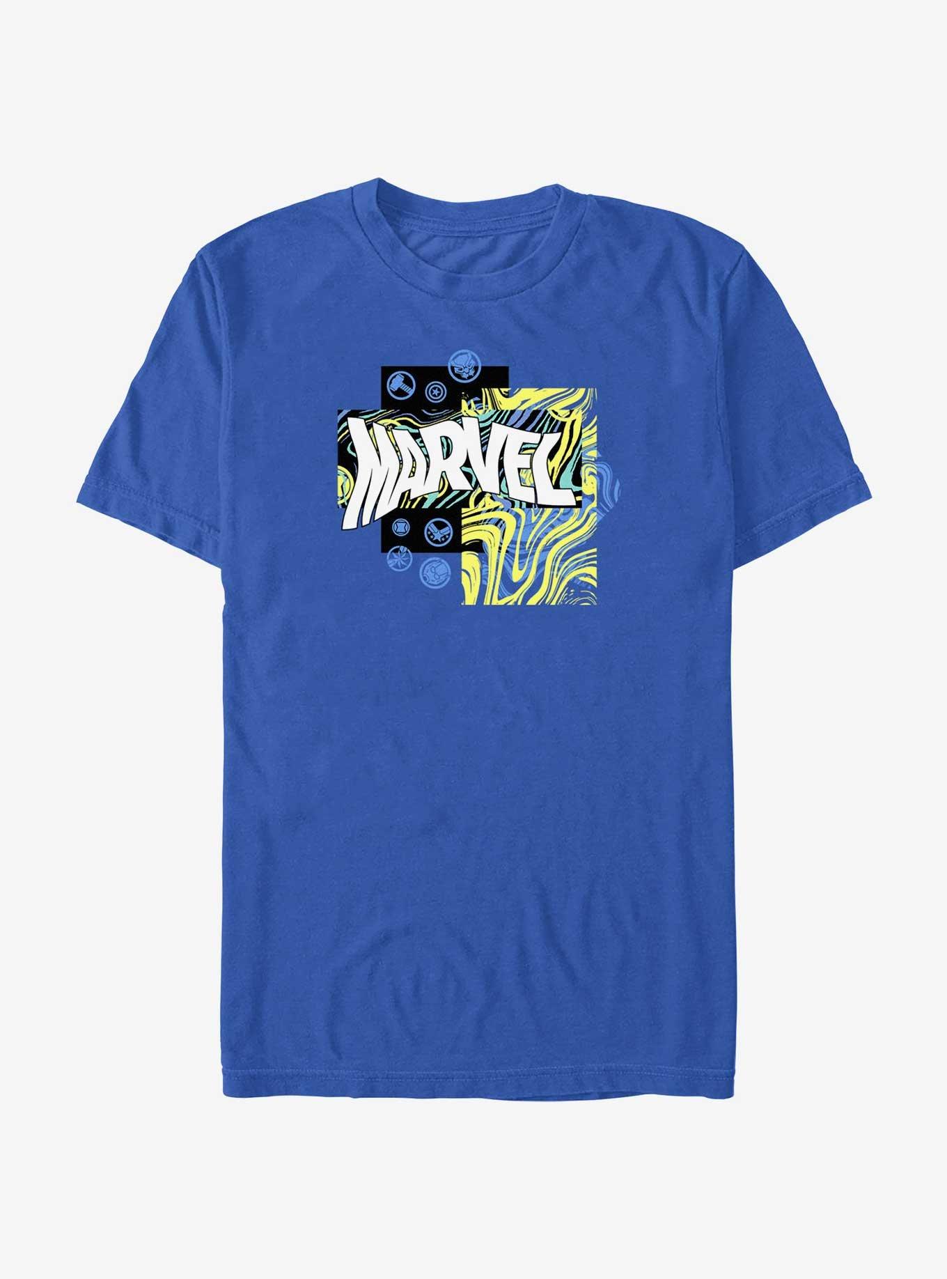 Marvel Logo Liquid T-Shirt, , hi-res