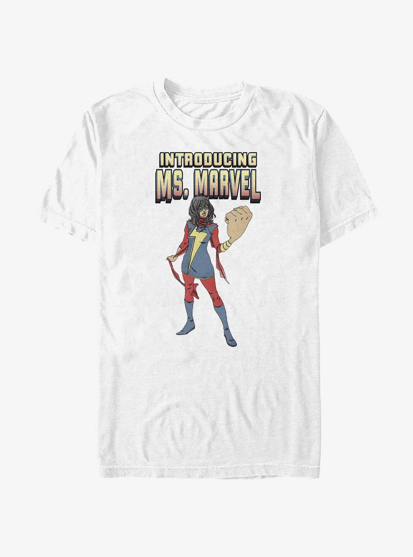 Marvel Ms. Marvel Introduction T-Shirt, WHITE, hi-res