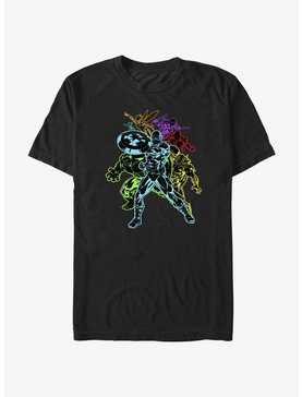 Marvel Avengers Neon Outlines Heroes T-Shirt, , hi-res