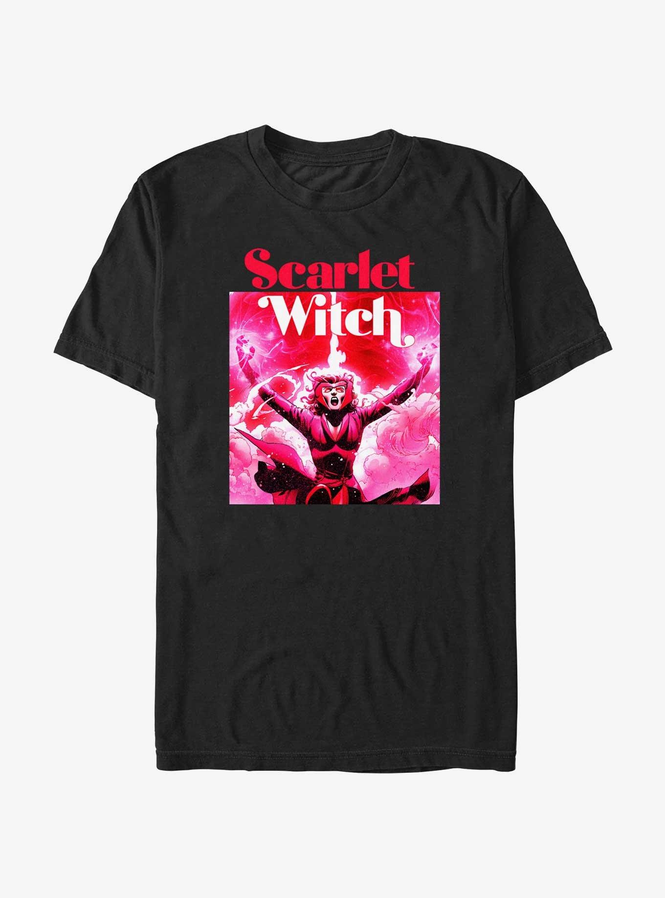Marvel Scarlet Witch Scarlet Power T-Shirt, BLACK, hi-res