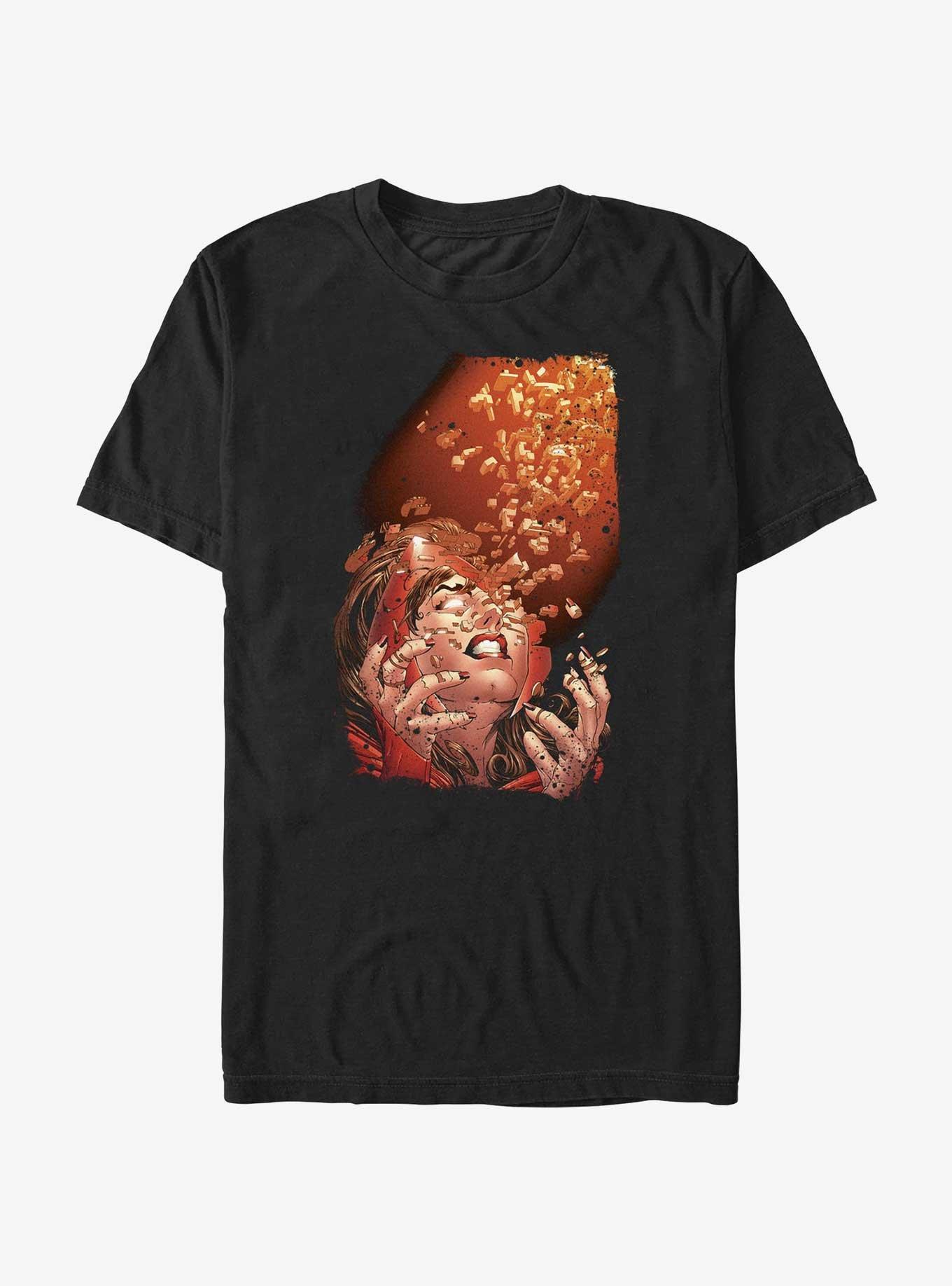 Marvel Scarlet Witch Disintegrating Witch T-Shirt, BLACK, hi-res