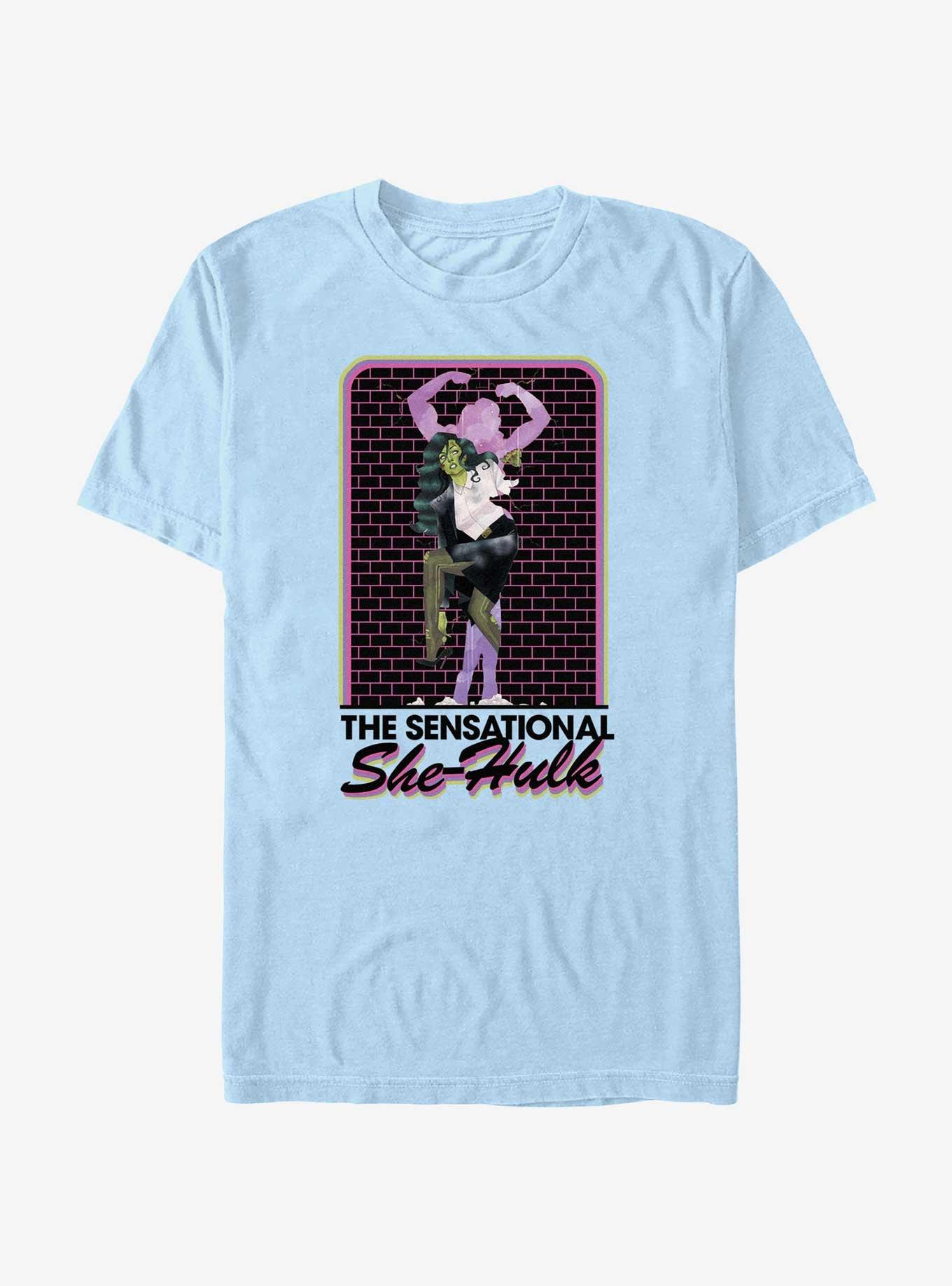 Marvel Hulk She-Hulk Sensational Wall T-Shirt, , hi-res