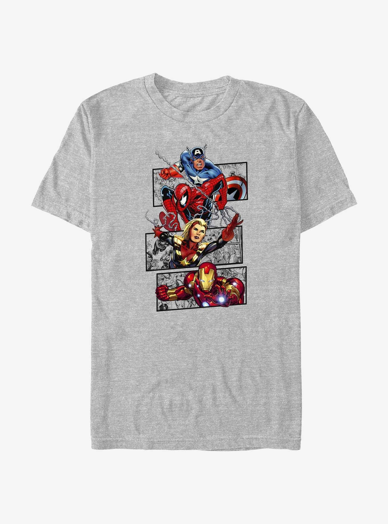 Marvel Avengers Team Moving Frames T-Shirt
