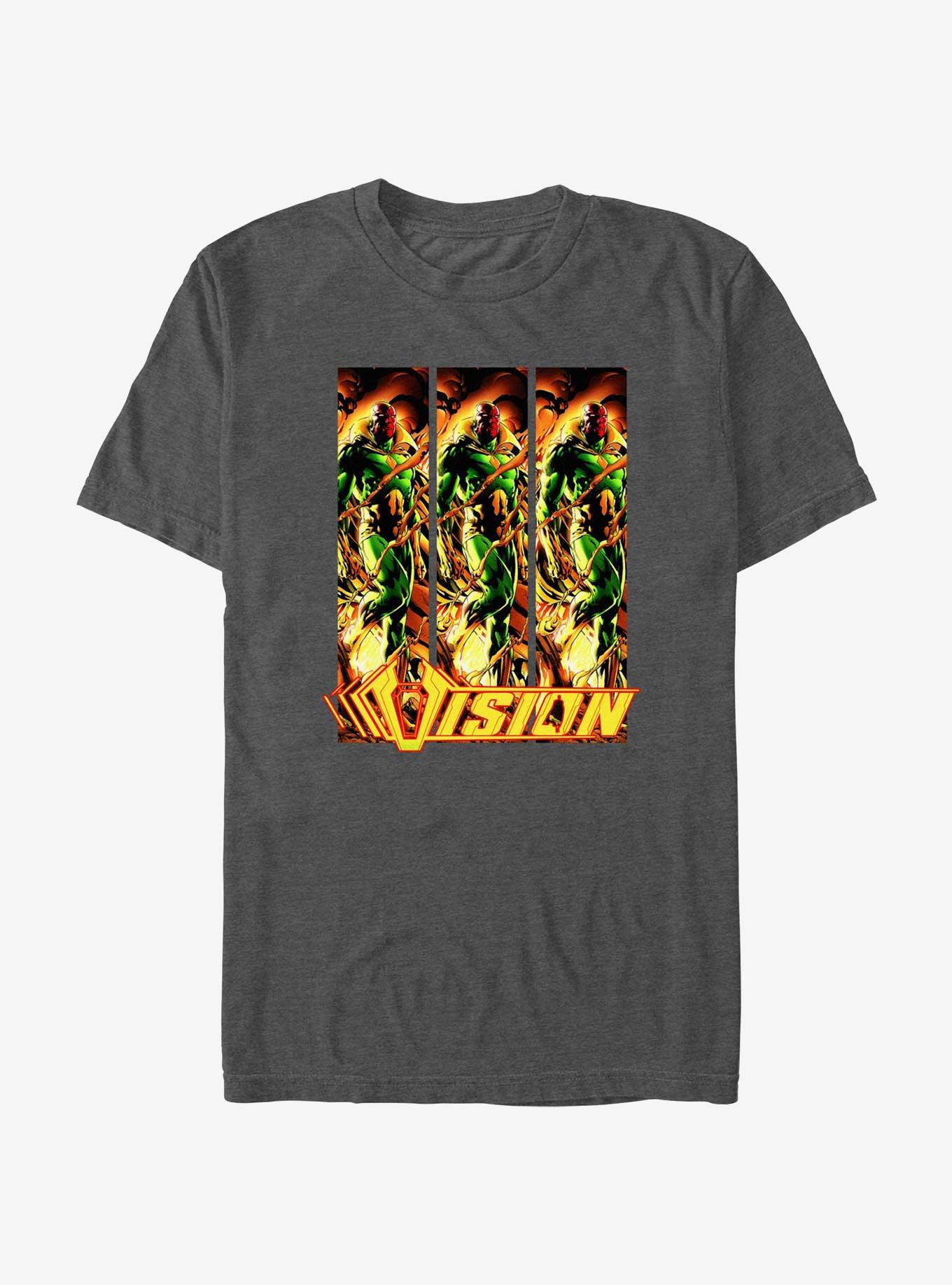Marvel Triple Vison T-Shirt, CHAR HTR, hi-res