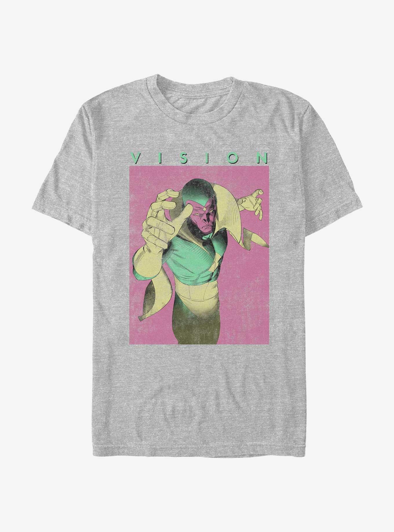 Marvel Vision Vintage T-Shirt, ATH HTR, hi-res