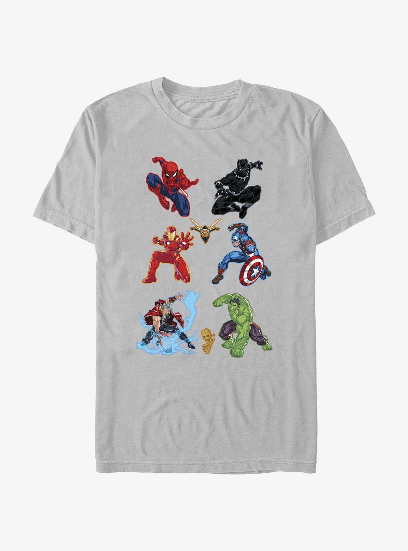 Marvel Avengers Action Grid T-Shirt, , hi-res