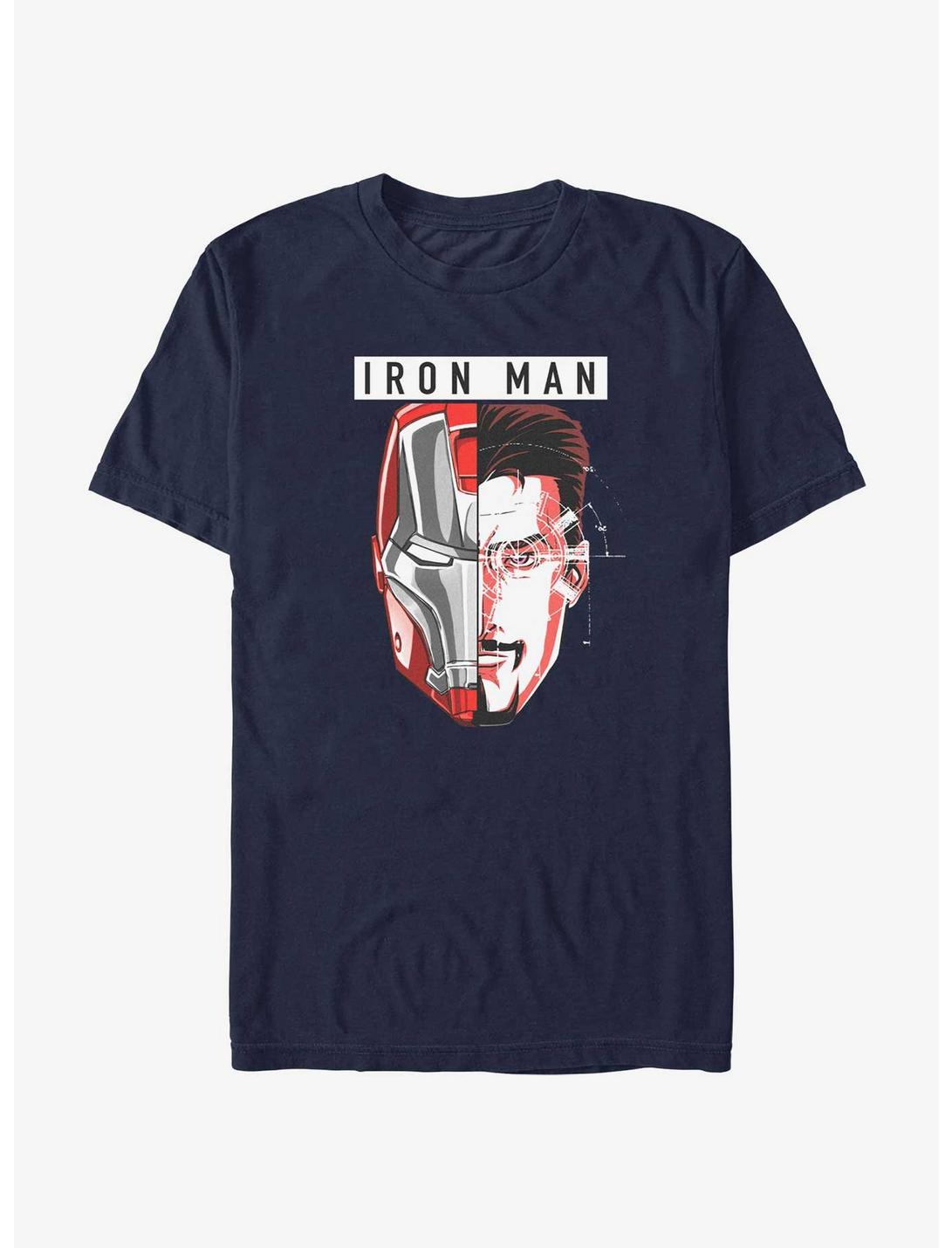 Marvel Iron Man The Man Behind The Mask T-Shirt, NAVY, hi-res
